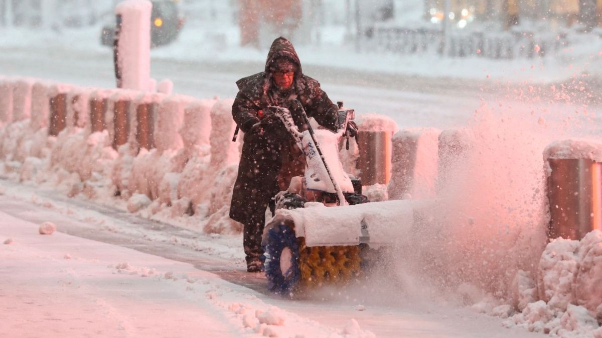 La nieve llegará primero pesada y húmeda, después se volverá más seca y polvorienta.