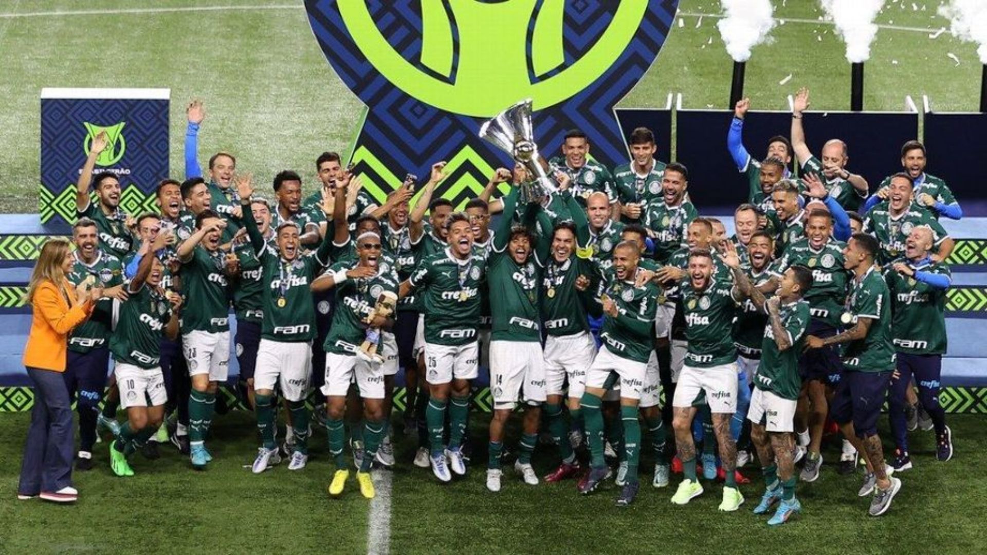 Palmeiras, uno de los grandes equipos de la primera división de la liga brasilera