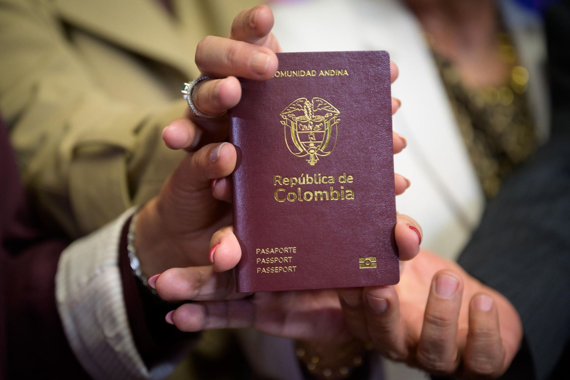 Nuevo pasaporte colombino 