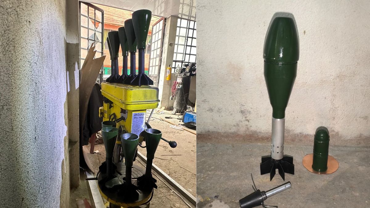 Fábrica de armamento en Usme, Bogotá.