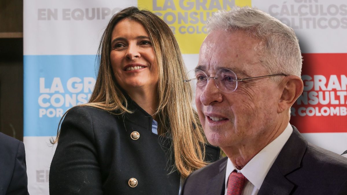 Paloma Valencia y Álvaro Uribe