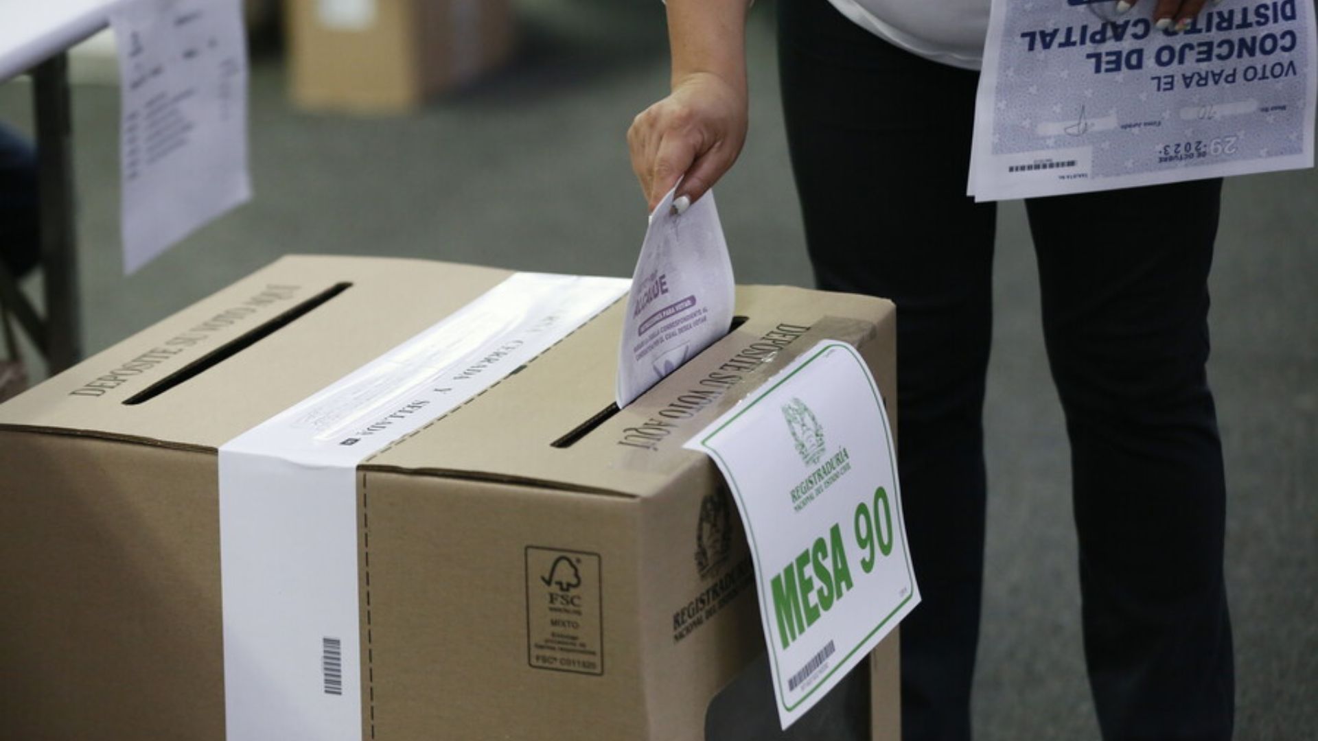 Referencia de elecciones en Colombia.