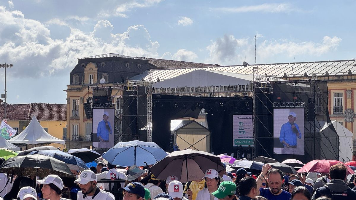 Plaza de Bolívar evento Salud