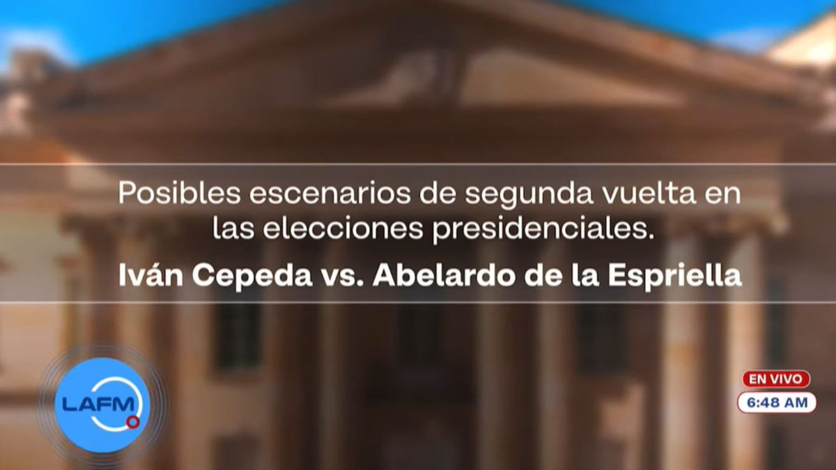 Así están las intenciones de voto para las elecciones presidenciales en segunda vuelta.