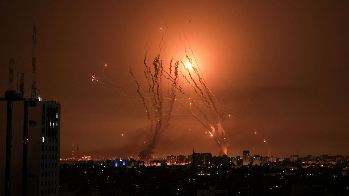 El sistema de defensa actúa con agilidad luego de que Israel es atacado.