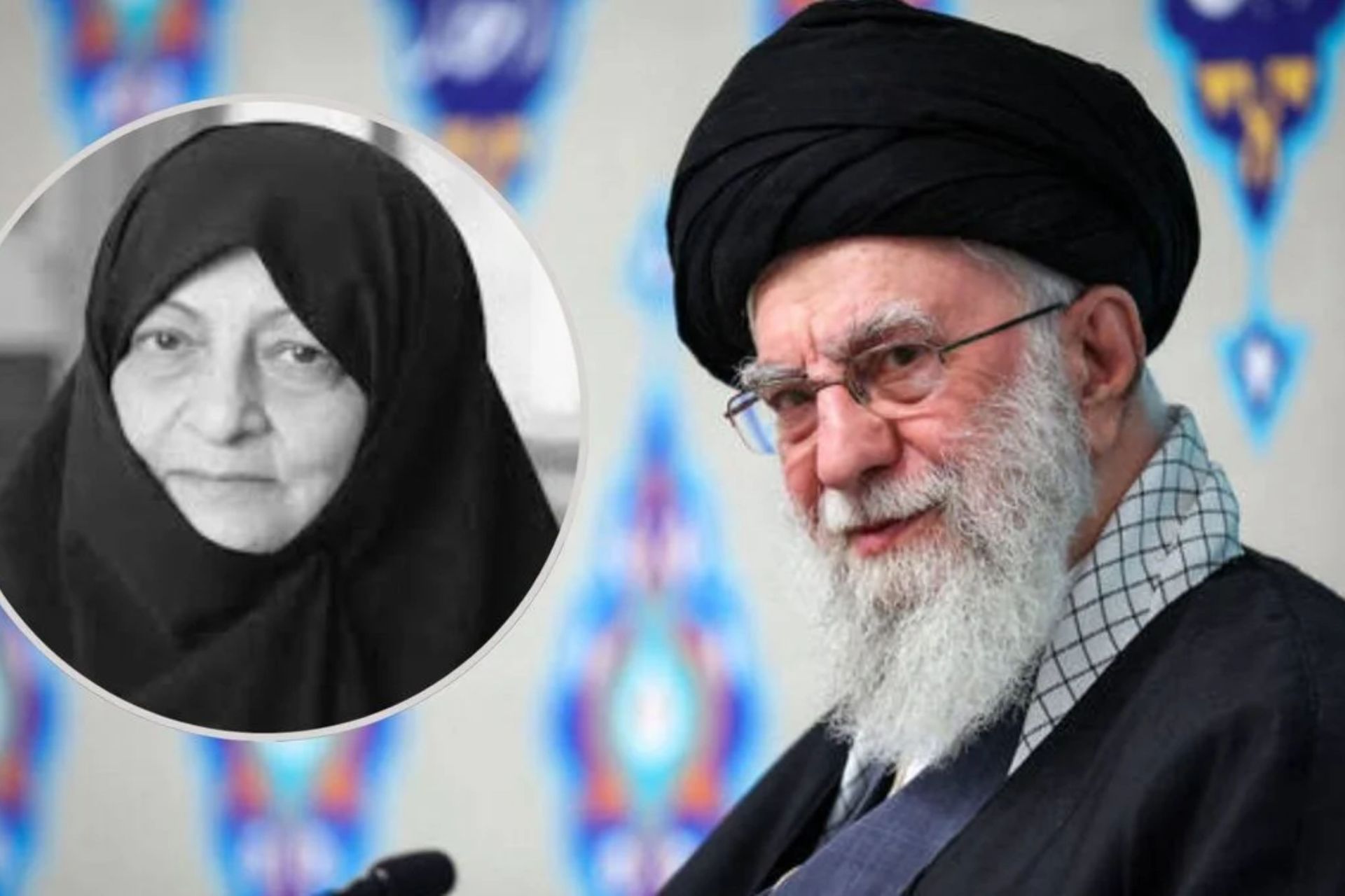 Mansoureh Khojasteh, esposa del líder del régimen Alí Jamenei