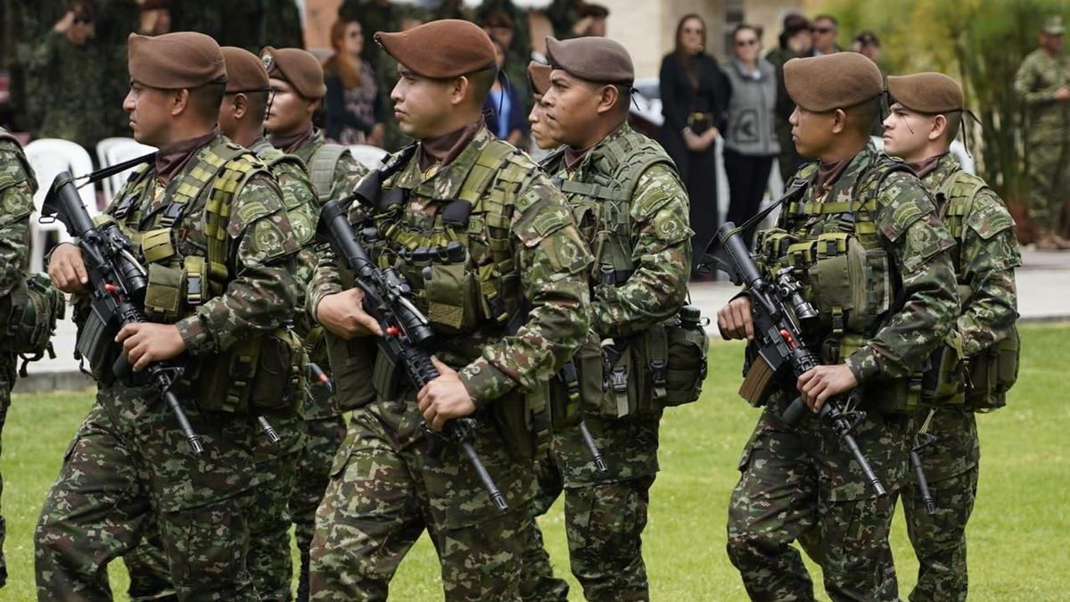 Soldados de Operaciones Especiales de las Fuerzas Militares.