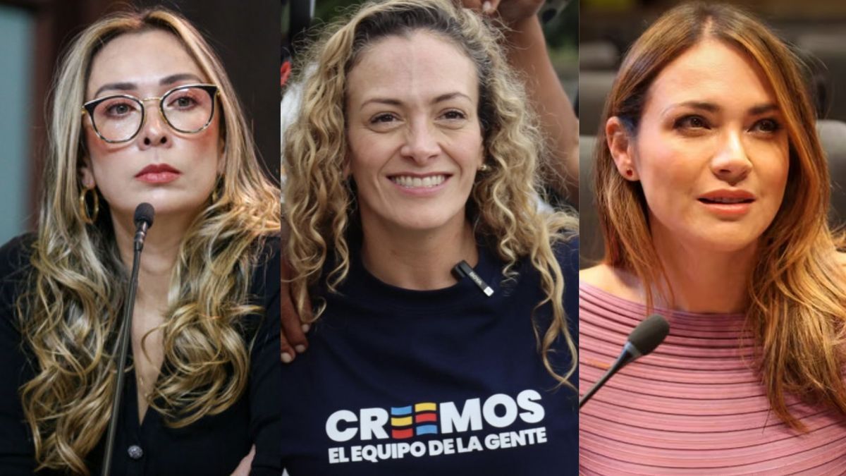 Katherine Miranda, Carolina Arbeláez y Juliana Gutiérrez