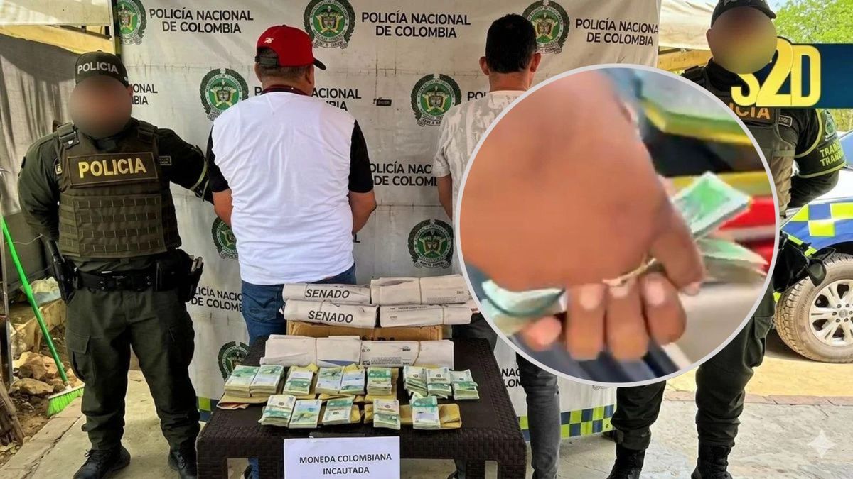 En el procedimiento fueron hallados 145 millones de pesos ocultos en el vehículo. En el automotor también se encontró material de propaganda política alusivo al candidato al Senado Daniel Restrepo.