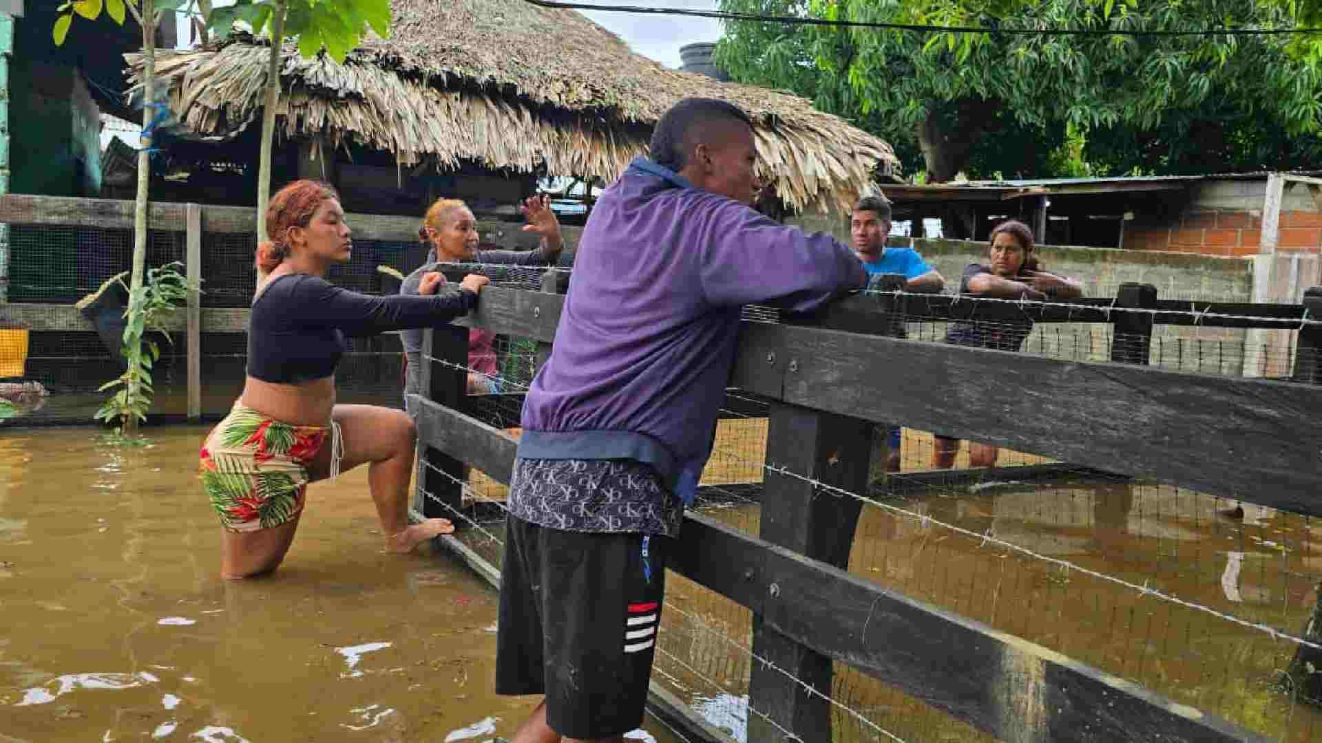 Inundaciones en la zona rural de Montería.