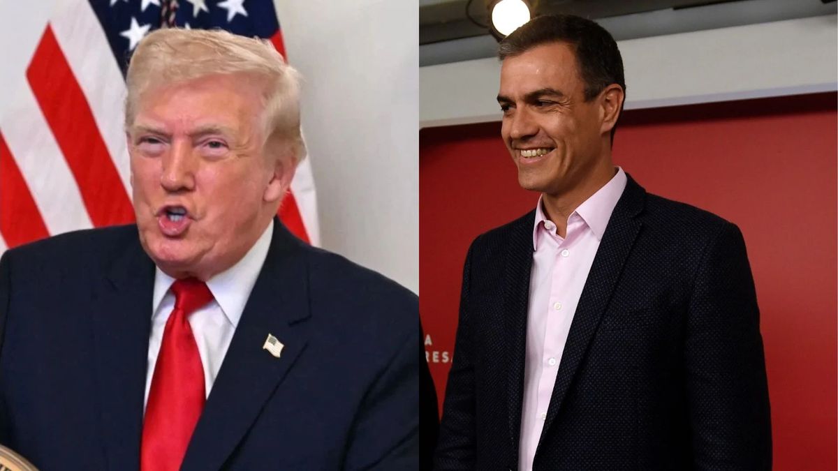 Presidente de EEUU., Donald Trump y presidente del Gobierno español, Pedro Sánchez