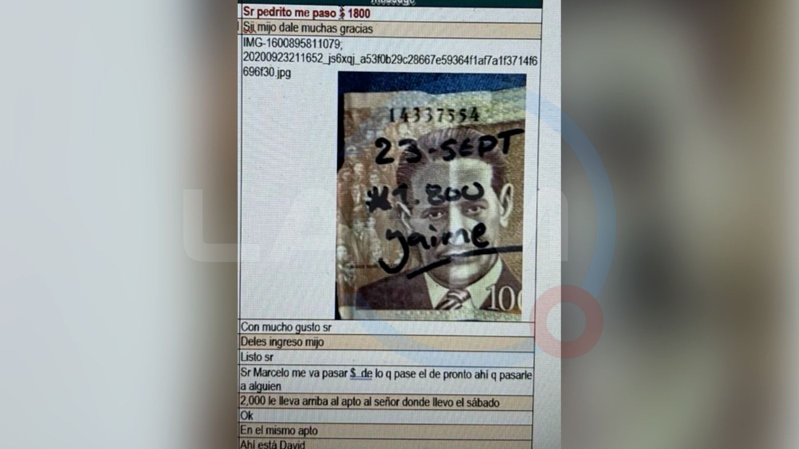 Tras lograr desencriptar las comunicaciones cifradas se logró establecer que alias Medio Labio estuvo detrás del envío de más de 44 toneladas de cocaína a destinos internacionales