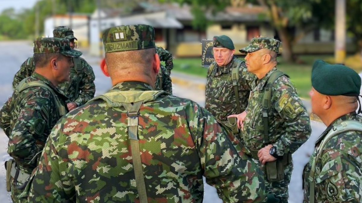 Tropas de la Fuerza de Tarea Omega del Ejército Nacional.