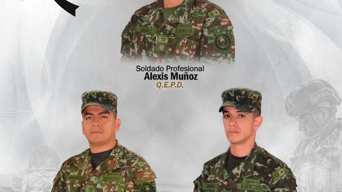 Las víctimas fueron identificadas como Luis Mauricio Morales Leal, Alexis Muñoz y Josué David Uribe Chinchilla.