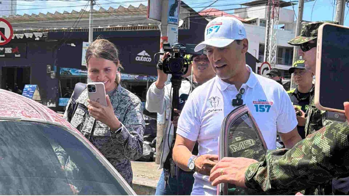 Ministro de Defensa, Pedro Sánchez desde Riohacha. Habla sobre incautaciones por compra de votos.