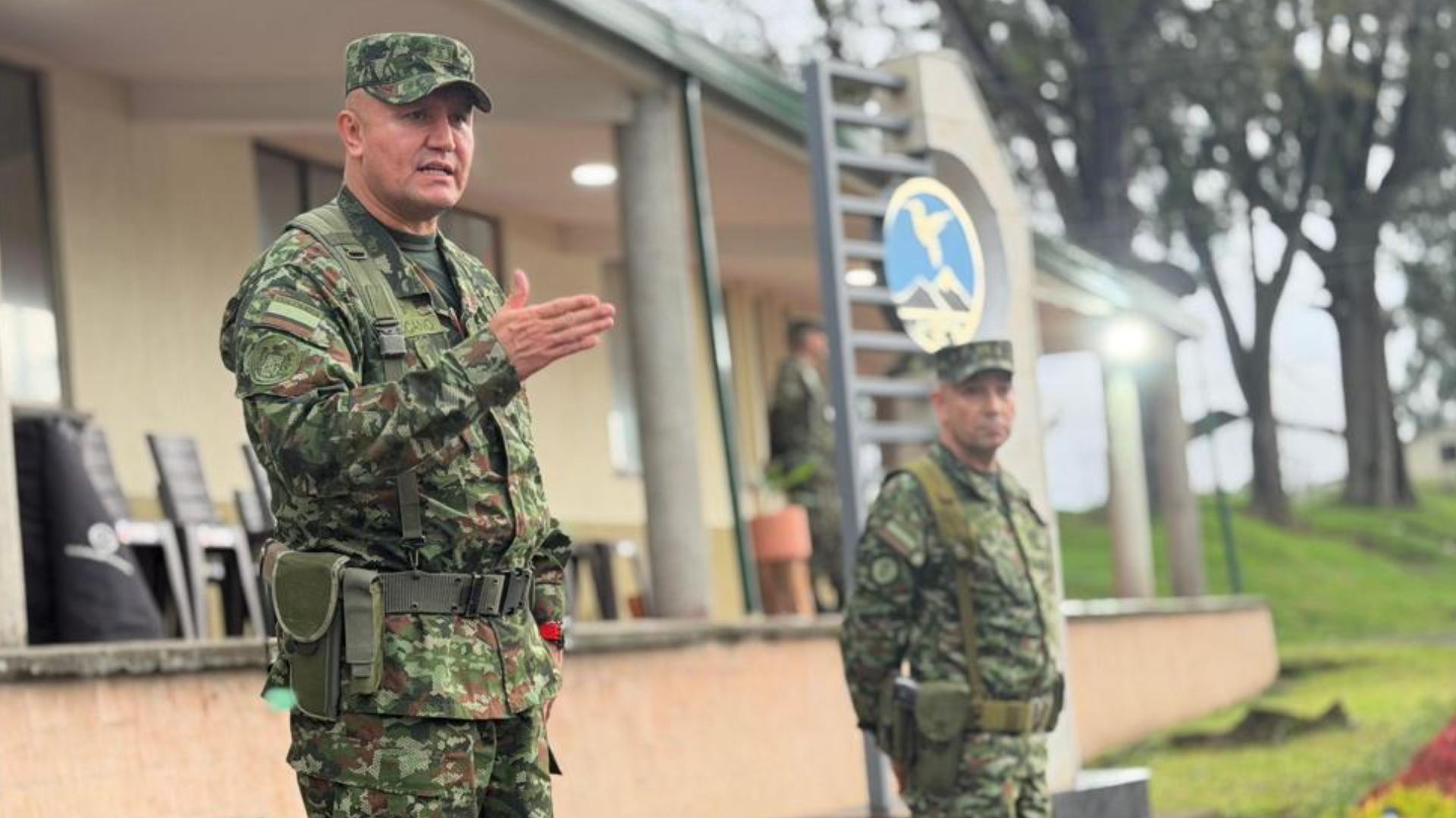 General Javier Hernando Africano López, comandante de la Tercera División del Ejército Nacional.