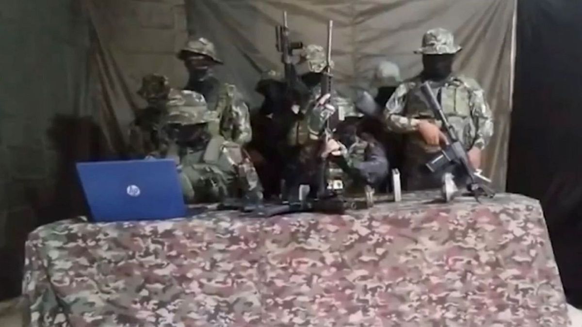 Investigan video de grupos armados en Bucaramanga.