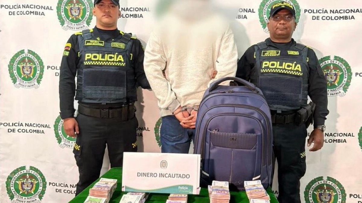 Capturado hombre con $631 millones en efectivo