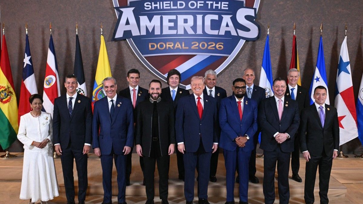 El presidente Donald Trump presentó el llamado 'Escudo de las Américas' durante una cumbre con doce aliados ideológicos de la región.