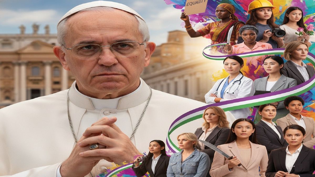 Papa León XIV urge a proteger los derechos de las mujeres.