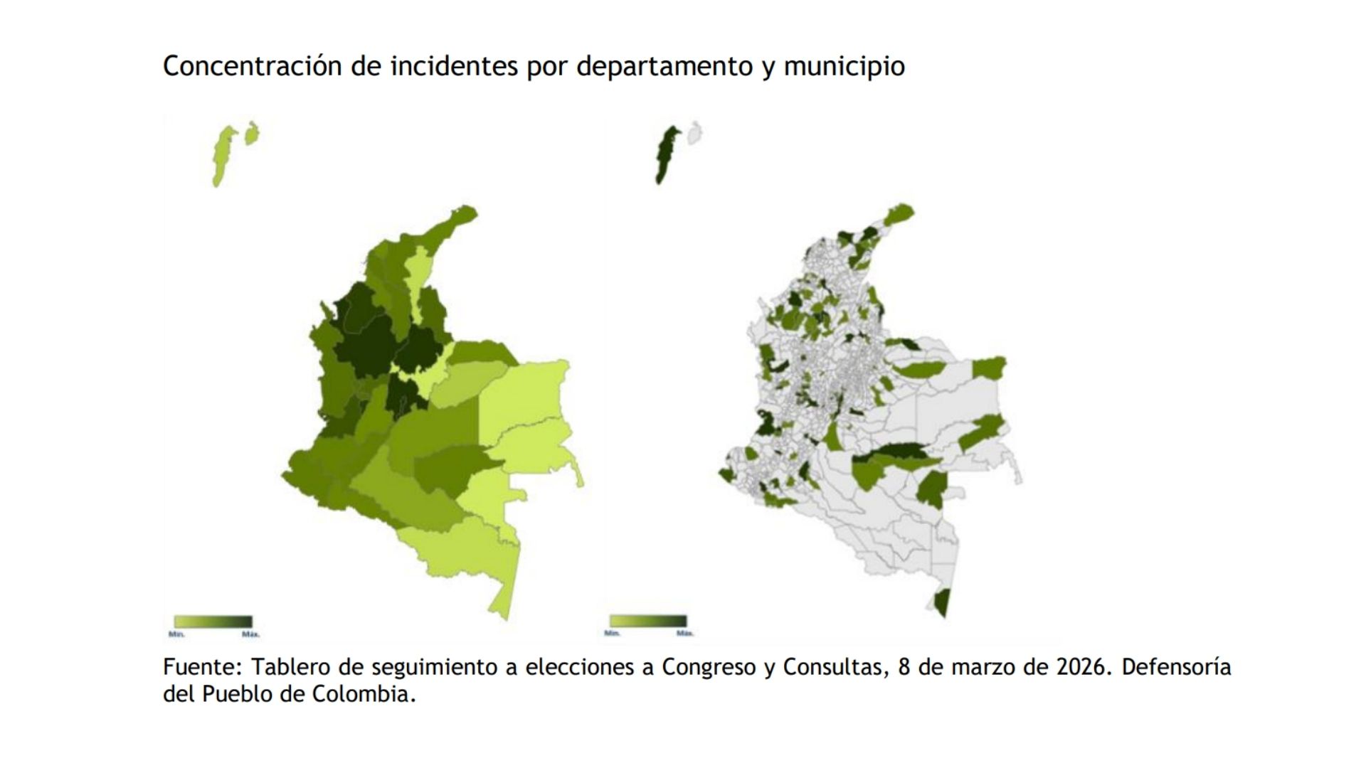 En todos los departamentos hubo incidentes durante la jornada electoral del 8 de marzo, desde falta de garantías para algunas comunidades hasta compra de votos.