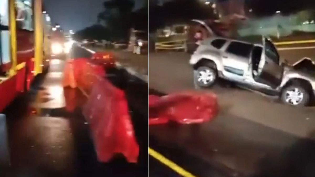 El accidente se produjo en la autopista Norte con calle 182A.