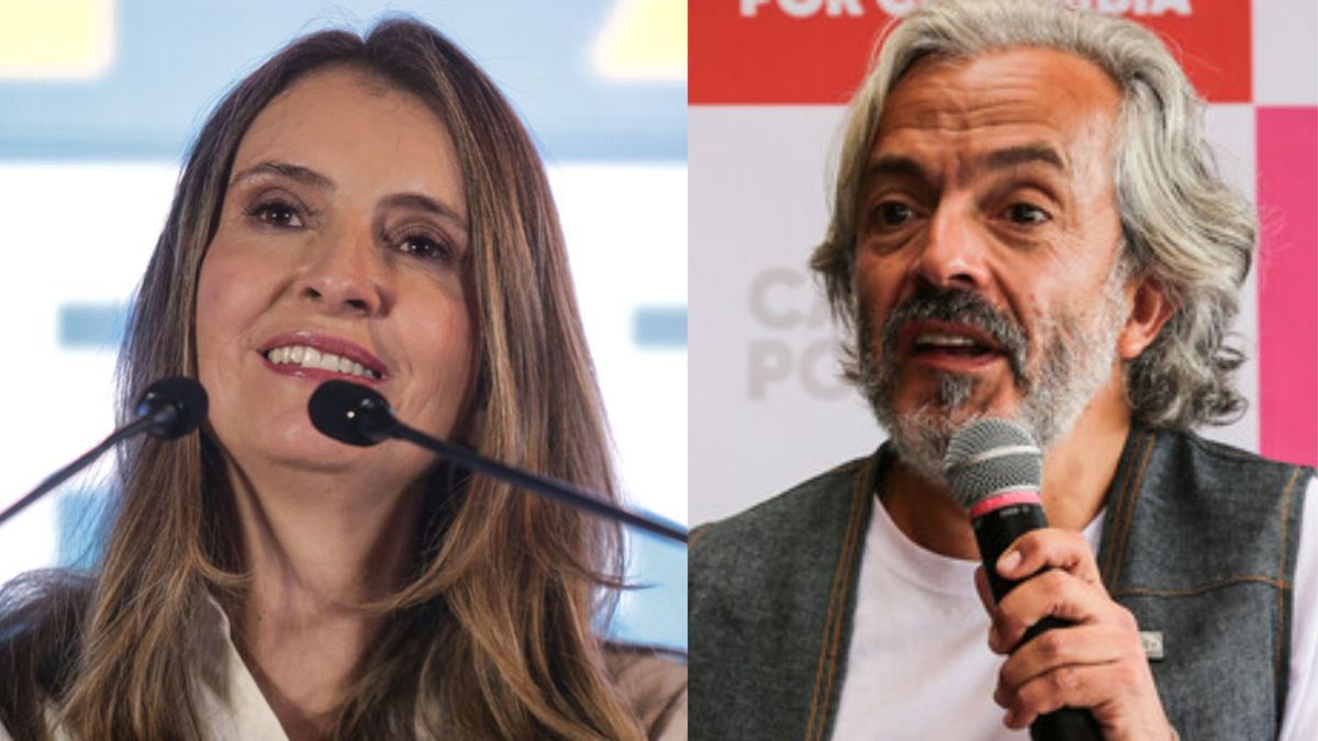 Paloma Valencia y Juan Daniel Oviedo.