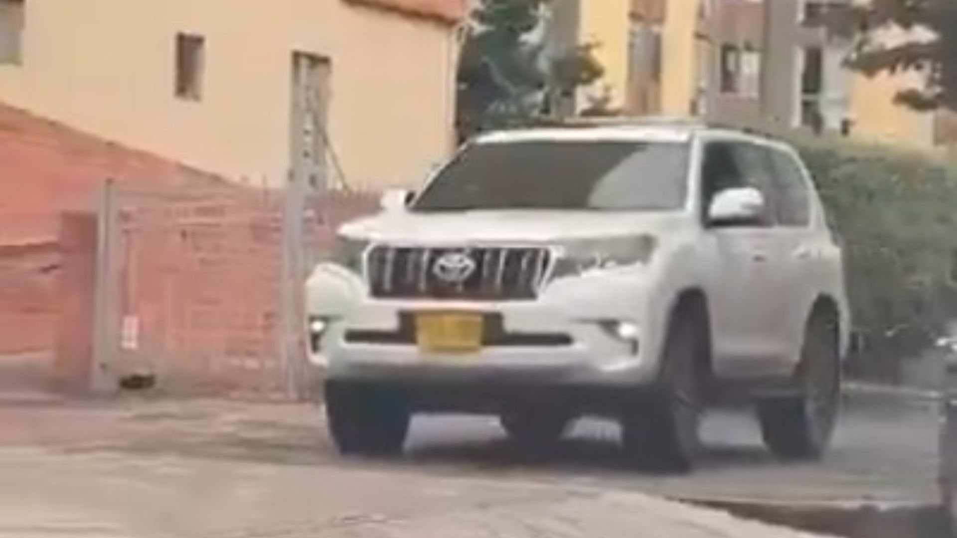 Camioneta infractora