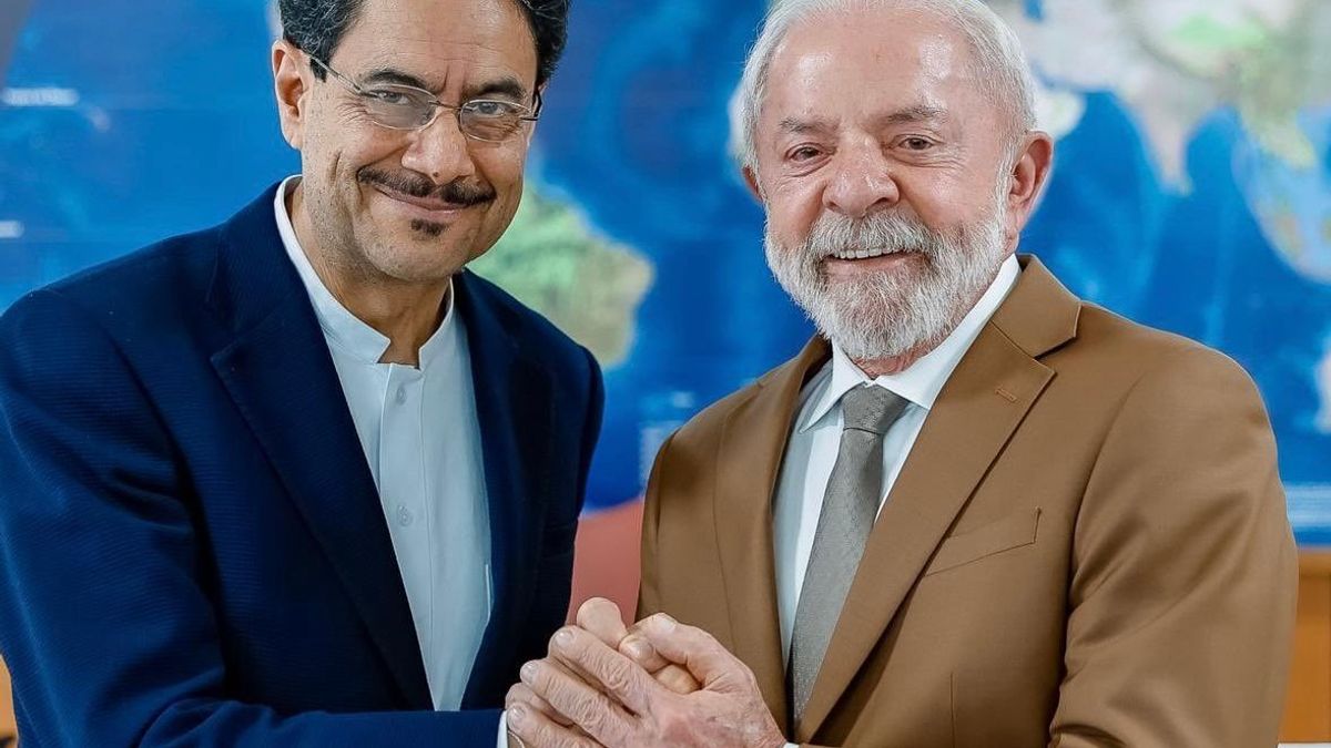 Iván Cepeda y Luiz Inácio Lula Da Silva.
