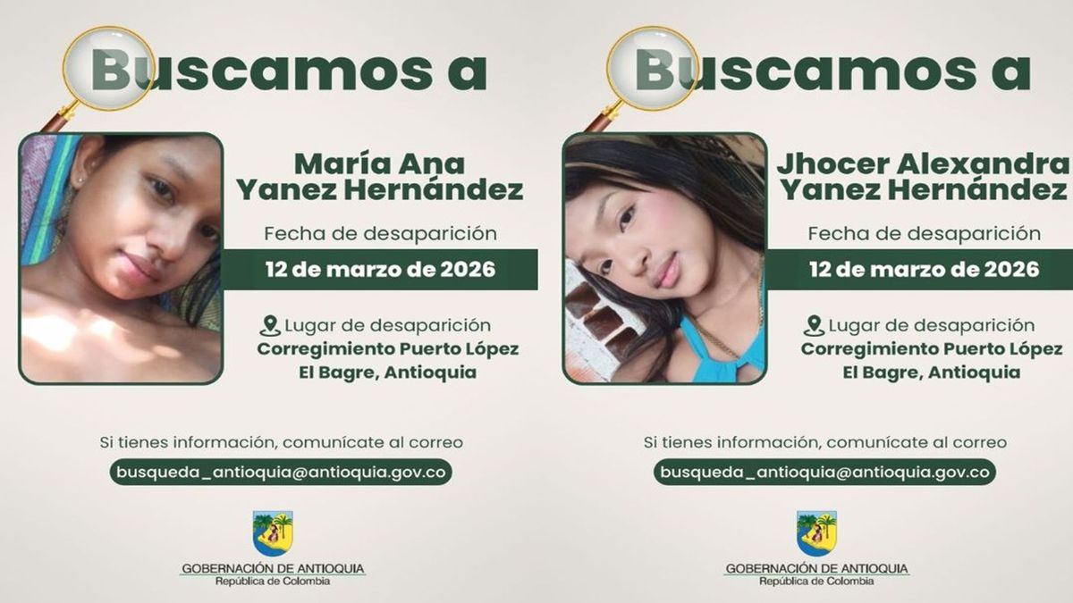 El gobernador de Antioquia exige la liberación de las dos menores de edad secuestradas por las disidencias de las Farc en El Bagre