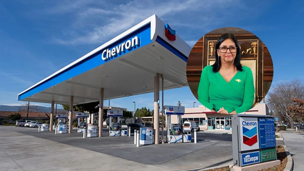 Delcy Rodríguez y Chevron
