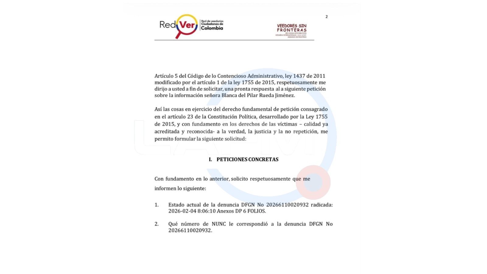 Derecho de petición ‘Pipe Tuluá’ y aportes a campaña Petro.