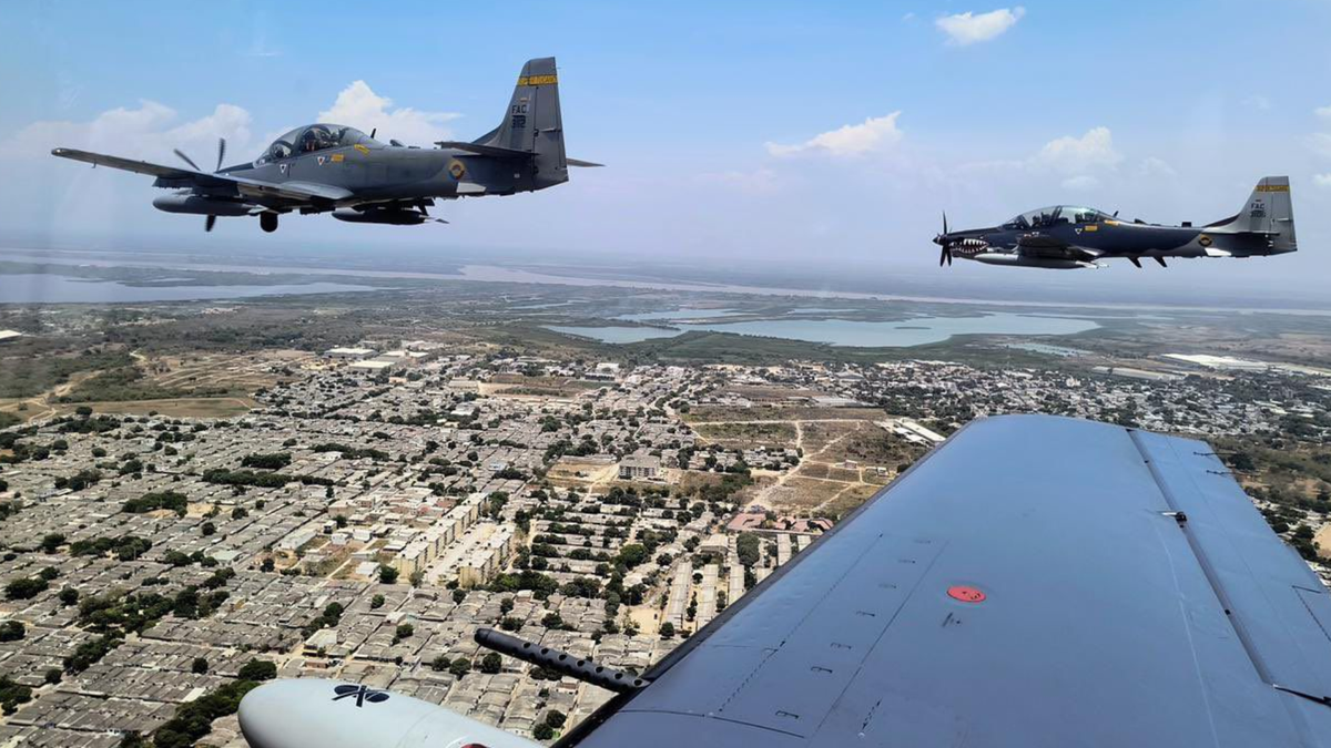 Operaciones de las Fuerzas Militares de Colombia.