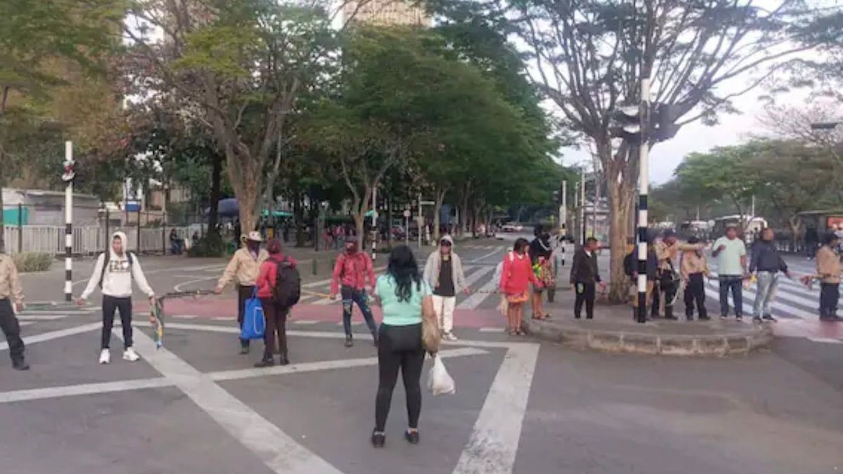 Minga Indígena Medellín Antioquia