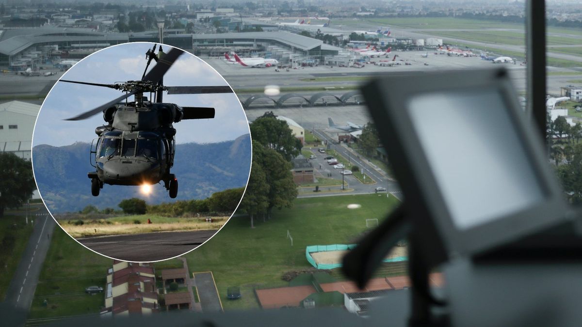 Incidente helicóptero aeropuerto El Dorado