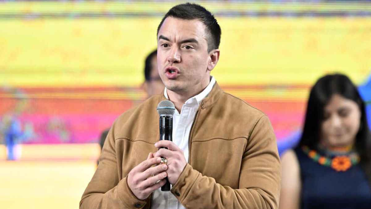 Daniel Noboa se dirigió públicamente a su par colombiano para rechazar sus afirmaciones
