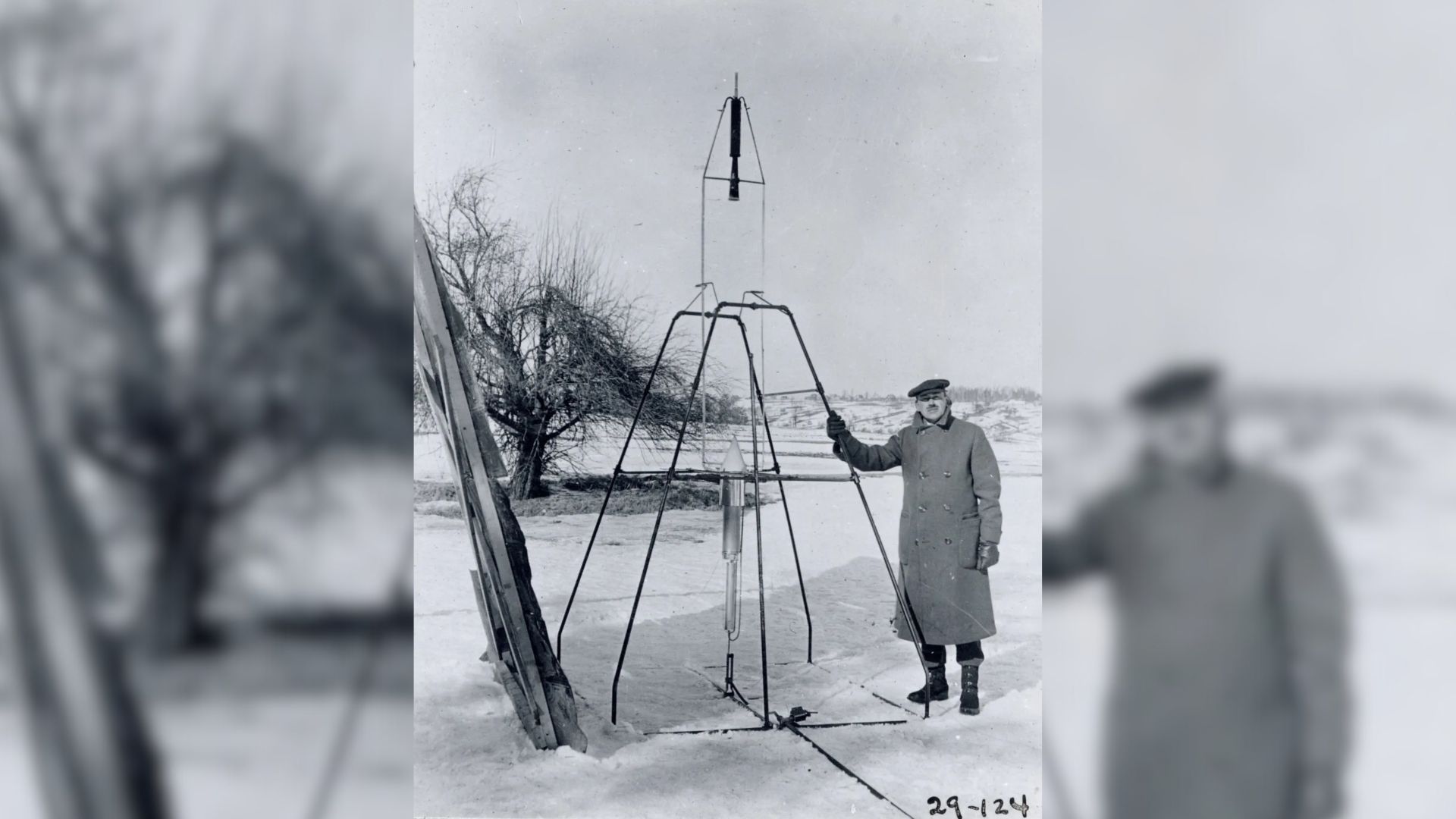 Goddard logró crear la propulsión de cohetes en 1926.