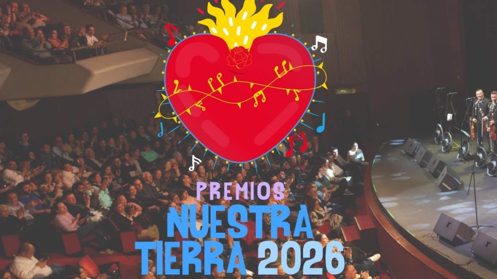 Los Premios Nuestra Tierra 2026 incluirán categorías que abarcan géneros como urbano, pop, vallenato y tropical.