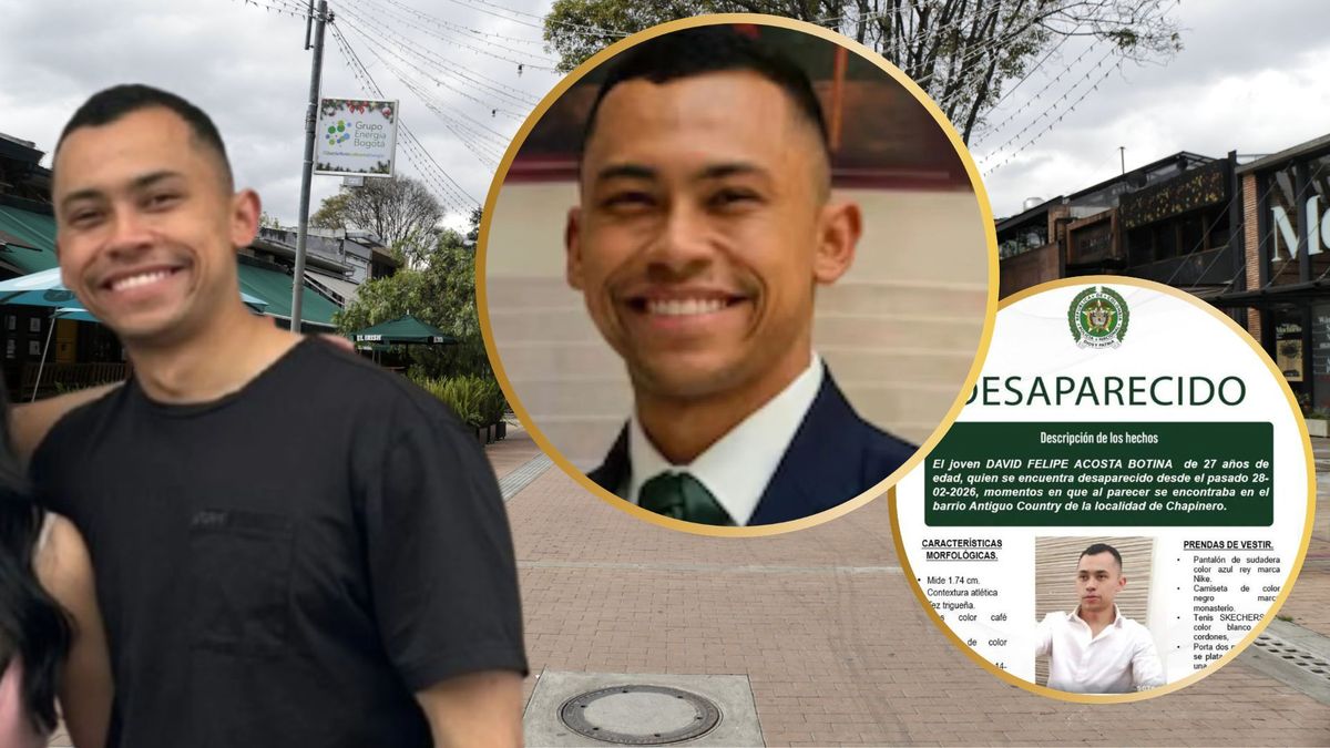 David Acosta, el joven ingeniero que duró más de dos semanas reportado como desaparecido en Bogotá.