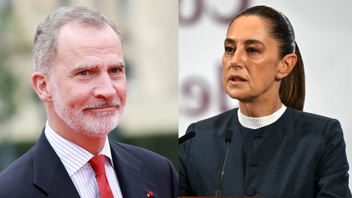 Rey Felipe VI y Claudia Sheinbaum