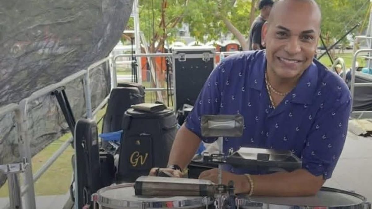 Luder Quiñones, timbaleri de Willy García asesinado en Cali.