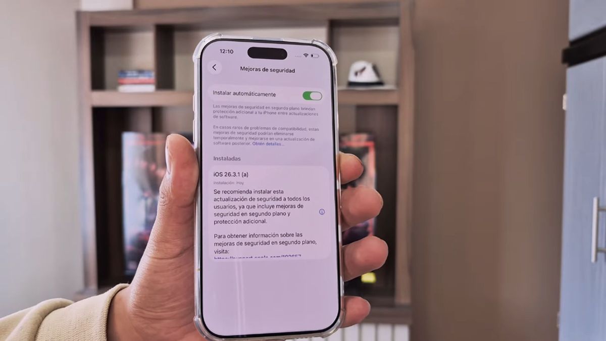 iOS 26.3.1 en iPhone se instala desde “Privacidad y seguridad” y no desde Configuración.