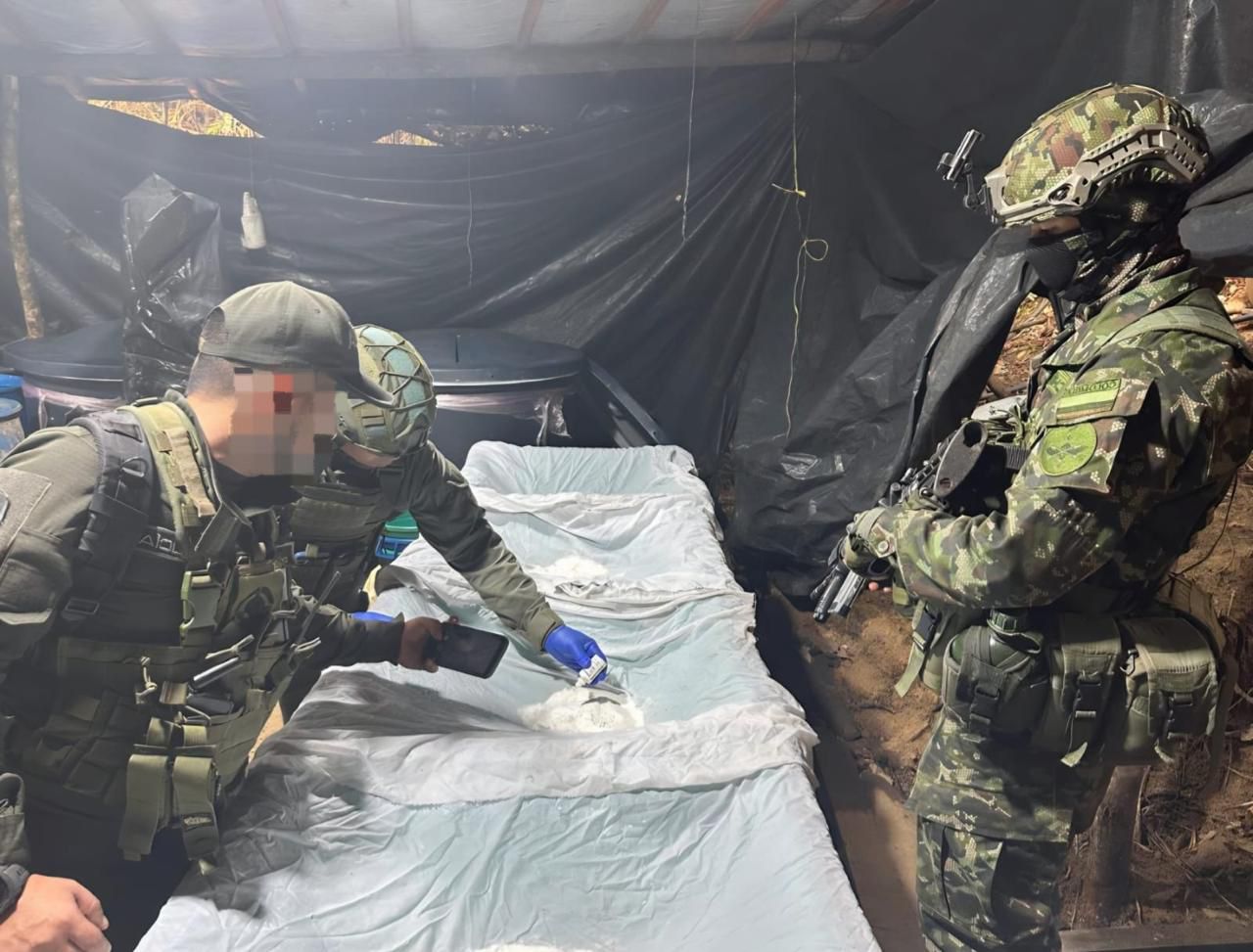 Operaciones militares del Ejército Nacional contra el narcotráfico. 