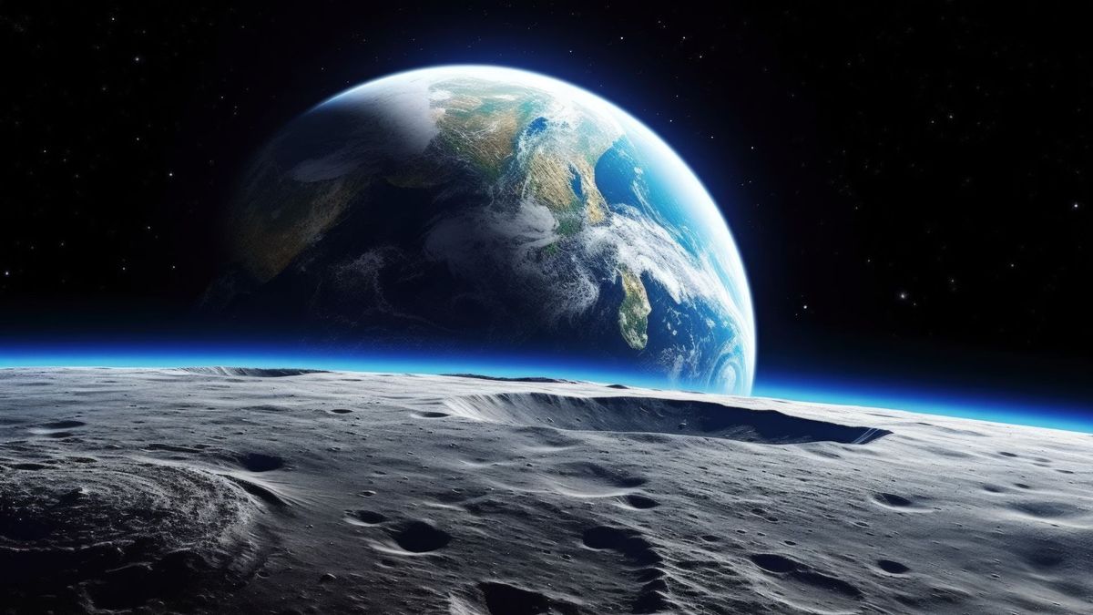 La Luna solo muestra una parte de su rostro, dado que hace una rotación sincronizada con la Tierra.