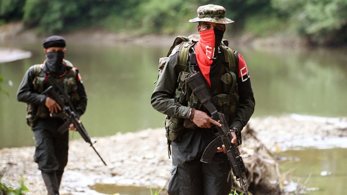 Guerrilleros del ELN, en Chocó.