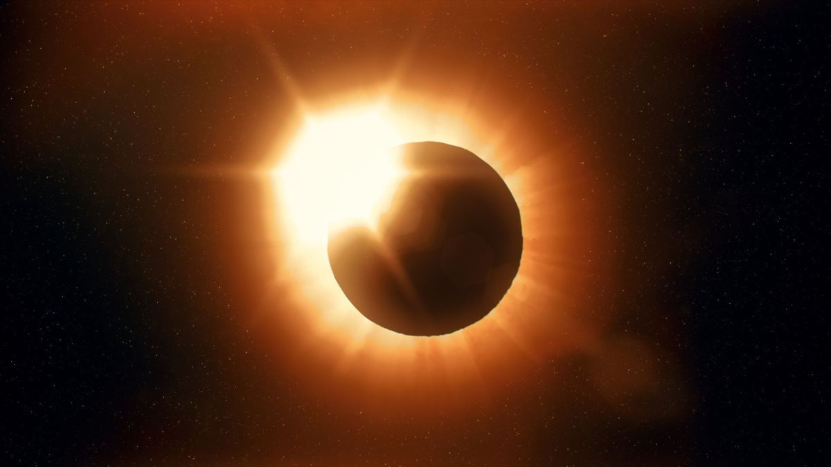 El eclipse se debe a la posición que tendrá la Tierra con respecto al Sol y a la Luna.