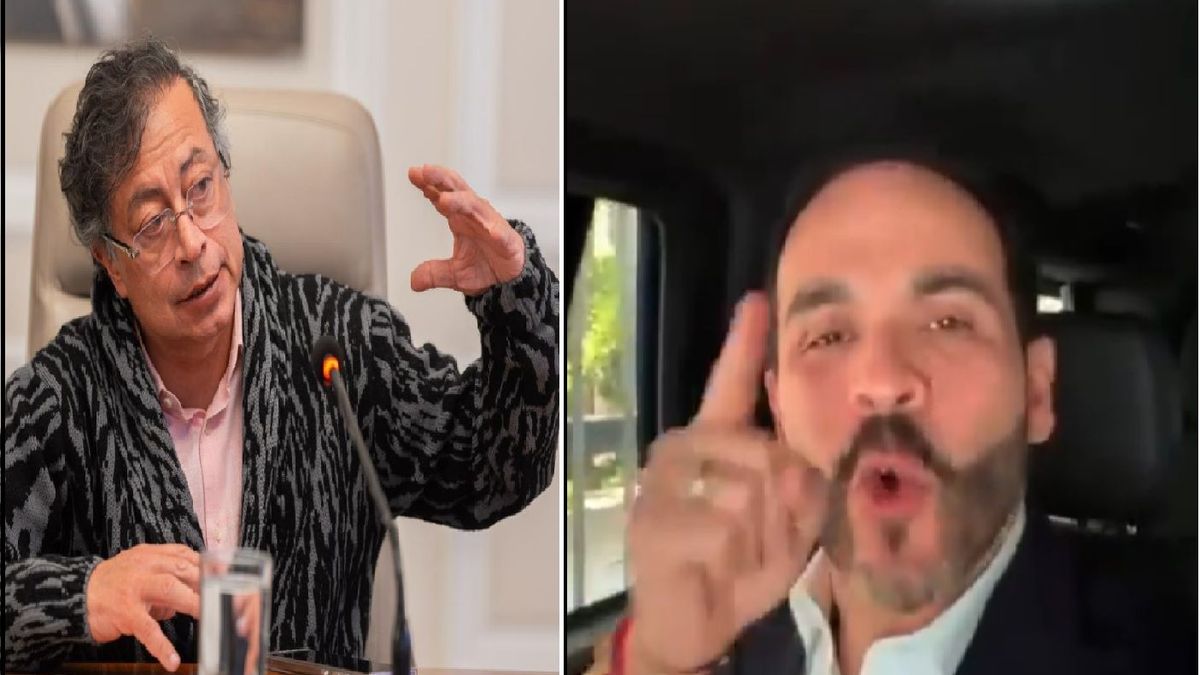 Presidente Gustavo Petro y candidato Abelardo de la Espriella.