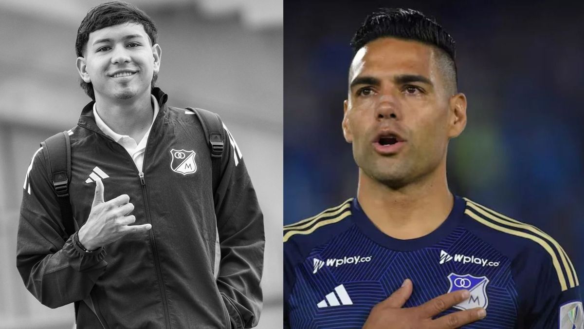 Santiago Castrillón y Radamel Falcao.