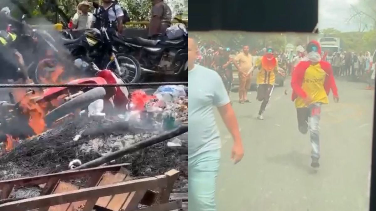 Ataques en el paro minero del bajo cauca