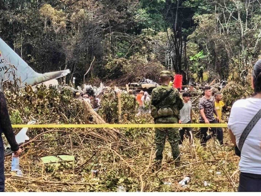 ATENCIÓN | Avión de la Fuerza Aeroespacial Colombiana se accidentó en Puerto  Leguízamo, Putumayo